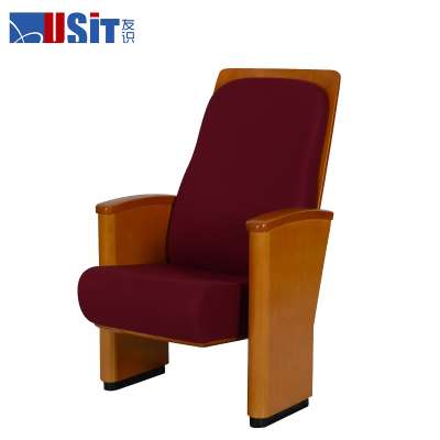 USIT SEATING UA-617 wholesale high back wooden  auditorium chairs for sale