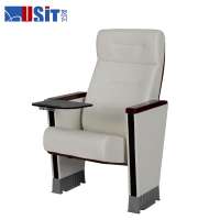 USIT PU auditorium seating/spring lift up auditroium chairs with swivel table